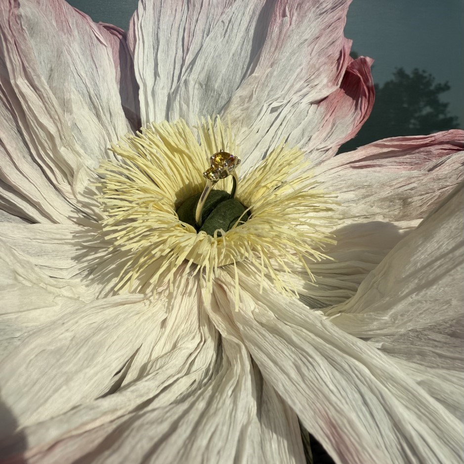 Céleste Fleuron Engagement Ring